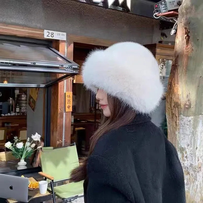 Cappello in Pelliccia Sintetica
